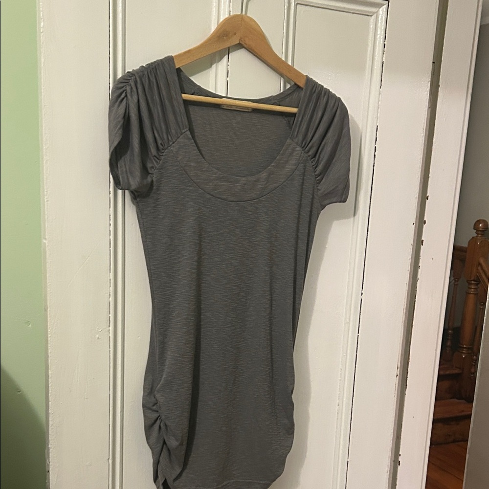 No Boundaries Charcoal Short Sleeve Top